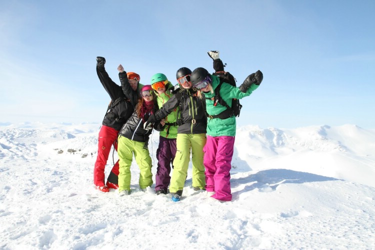 Heliski Riksgränsen. Photo: Carl Lundberg